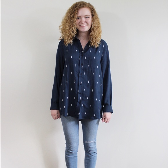 Cactus Button Up Shirt - Picture 2 of 8